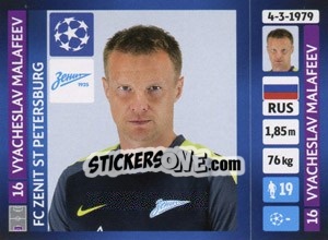 Sticker Vyacheslav Malafeev - UEFA Champions League 2013-2014 - Panini