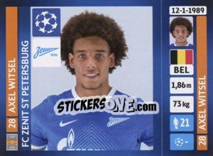 Sticker Axel Witsel - UEFA Champions League 2013-2014 n. 514 - Panini
