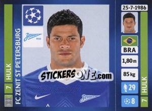 Sticker Hulk - UEFA Champions League 2013-2014 - Panini