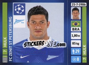 Sticker Hulk - UEFA Champions League 2013-2014 n. 517 - Panini