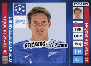 Sticker Tomáš Hubocan - UEFA Champions League 2013-2014 n. 520 - Panini