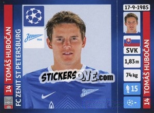 Sticker Tomáš Hubocan - UEFA Champions League 2013-2014 - Panini