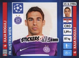 Figurina Kaja Rogulj - UEFA Champions League 2013-2014 - Panini