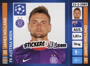 Figurina James Holland - UEFA Champions League 2013-2014 - Panini