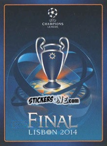 Sticker 2014 Final Logo : trophy - UEFA Champions League 2013-2014 n. 6 - Panini