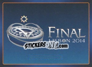 Sticker 2014 Final Logo : stadium - UEFA Champions League 2013-2014 - Panini