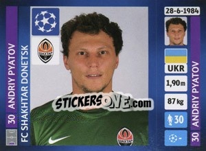 Cromo Andriy Pyatov - UEFA Champions League 2013-2014 - Panini