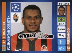 Sticker Fernando - UEFA Champions League 2013-2014 - Panini