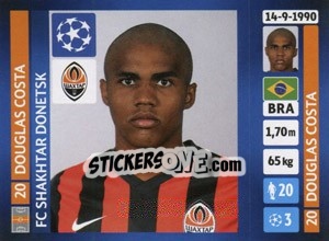 Sticker Douglas Costa - UEFA Champions League 2013-2014 n. 40 - Panini
