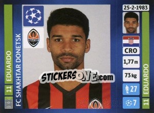 Figurina Eduardo da Silva - UEFA Champions League 2013-2014 - Panini