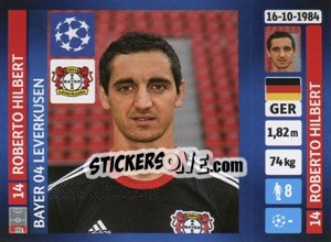 Sticker Roberto Hilbert - UEFA Champions League 2013-2014 n. 46 - Panini