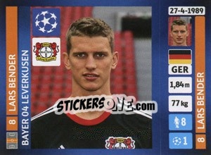 Cromo Lars Bender - UEFA Champions League 2013-2014 - Panini