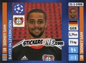 Cromo Sidney Sam - UEFA Champions League 2013-2014 n. 55 - Panini