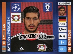 Figurina Emre Can - UEFA Champions League 2013-2014 - Panini