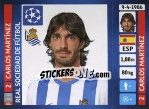 Sticker Carlos Martínez - UEFA Champions League 2013-2014 - Panini