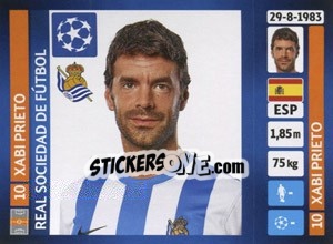 Sticker Xabi Prieto - UEFA Champions League 2013-2014 n. 68 - Panini