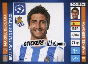 Sticker Markel Bergara - UEFA Champions League 2013-2014 - Panini