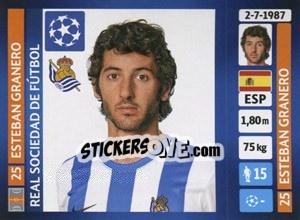 Figurina Esteban Granero - UEFA Champions League 2013-2014 - Panini