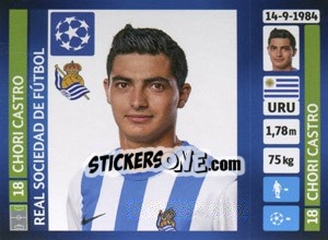 Cromo Chori Castro - UEFA Champions League 2013-2014 n. 78 - Panini