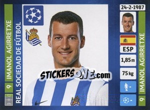 Sticker Imanol Aguirretxe - UEFA Champions League 2013-2014 - Panini