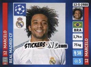 Sticker Marcelo - UEFA Champions League 2013-2014 - Panini