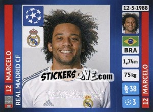 Sticker Marcelo - UEFA Champions League 2013-2014 n. 85 - Panini