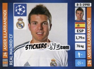 Sticker Asier Illarramendi - UEFA Champions League 2013-2014 - Panini