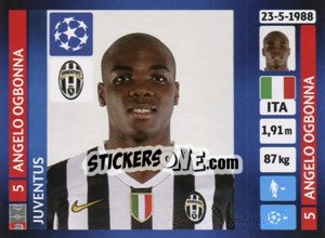 Sticker Angelo Ogbonna - UEFA Champions League 2013-2014 n. 111 - Panini