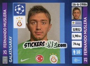 Sticker Fernando Muslera - UEFA Champions League 2013-2014 n. 117 - Panini