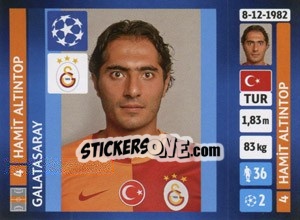 Sticker Hamit Altintop - UEFA Champions League 2013-2014 - Panini