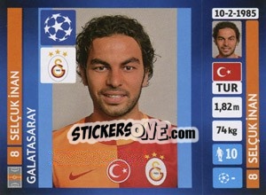Sticker Selçuk Inan - UEFA Champions League 2013-2014 - Panini