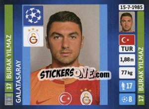Sticker Burak Yilmaz - UEFA Champions League 2013-2014 - Panini