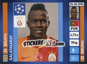 Figurina Bruma - UEFA Champions League 2013-2014 - Panini