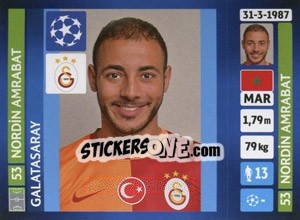 Sticker Nordin Amrabat - UEFA Champions League 2013-2014 n. 132 - Panini