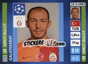 Sticker Umut Bulut - UEFA Champions League 2013-2014 - Panini