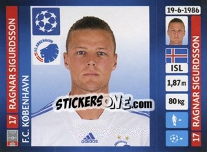 Sticker Ragnar Sigurdsson - UEFA Champions League 2013-2014 - Panini
