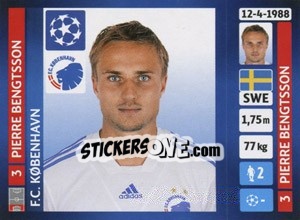 Sticker Pierre Bengtsson - UEFA Champions League 2013-2014 n. 139 - Panini