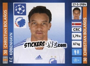 Sticker Christian Bolaños - UEFA Champions League 2013-2014 - Panini