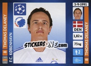 Sticker Thomas Delaney - UEFA Champions League 2013-2014 - Panini