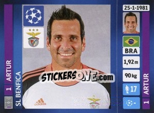 Sticker Artur - UEFA Champions League 2013-2014 n. 153 - Panini