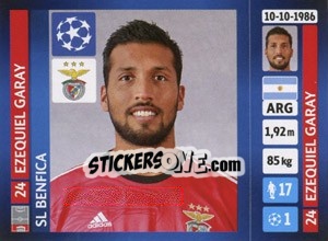 Sticker Ezequiel Garay - UEFA Champions League 2013-2014 n. 156 - Panini