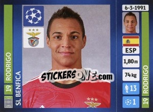 Sticker Rodrigo Moreno - UEFA Champions League 2013-2014 n. 162 - Panini