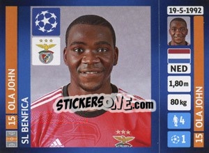 Sticker Ola John - UEFA Champions League 2013-2014 n. 165 - Panini