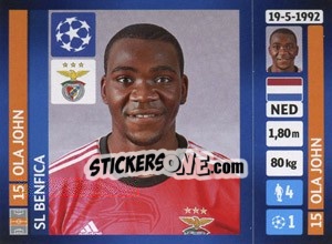 Sticker Ola John - UEFA Champions League 2013-2014 - Panini