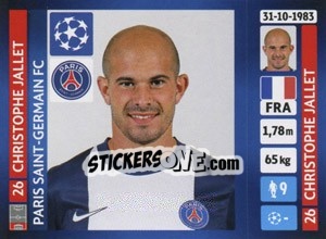 Figurina Christophe Jallet - UEFA Champions League 2013-2014 - Panini