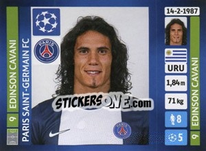 Figurina Edinson Cavani - UEFA Champions League 2013-2014 - Panini