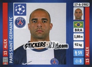 Sticker Alex - UEFA Champions League 2013-2014 n. 182 - Panini