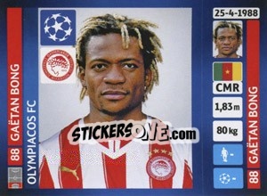 Sticker Gaëtan Bong - UEFA Champions League 2013-2014 n. 200 - Panini