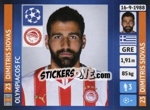 Figurina Dimitris Siovas - UEFA Champions League 2013-2014 - Panini