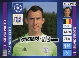 Sticker Silvio Proto - UEFA Champions League 2013-2014 - Panini